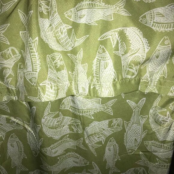 Bob Timberlake green vented fishing shirt Size Small button down Mens - Picture 4 of 6
